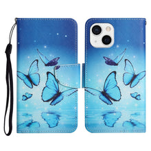Load image into Gallery viewer, Painted Pattern Horizontal Flip Leather Case with Holder &amp; Card Slot &amp; Wallet, For iPhone 13 mini, For iPhone 12 Pro Max, For iPhone 12 / 12 Pro