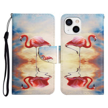 Load image into Gallery viewer, Painted Pattern Horizontal Flip Leather Case with Holder &amp; Card Slot &amp; Wallet, For iPhone 13 mini, For iPhone 12 Pro Max, For iPhone 12 / 12 Pro