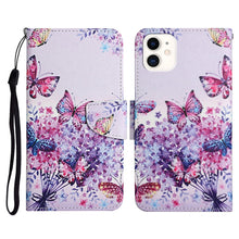 Load image into Gallery viewer, Painted Pattern Horizontal Flip Leather Case with Holder &amp; Card Slot &amp; Wallet, For iPhone 12 mini, For iPhone 11 Pro Max, For iPhone 11 Pro