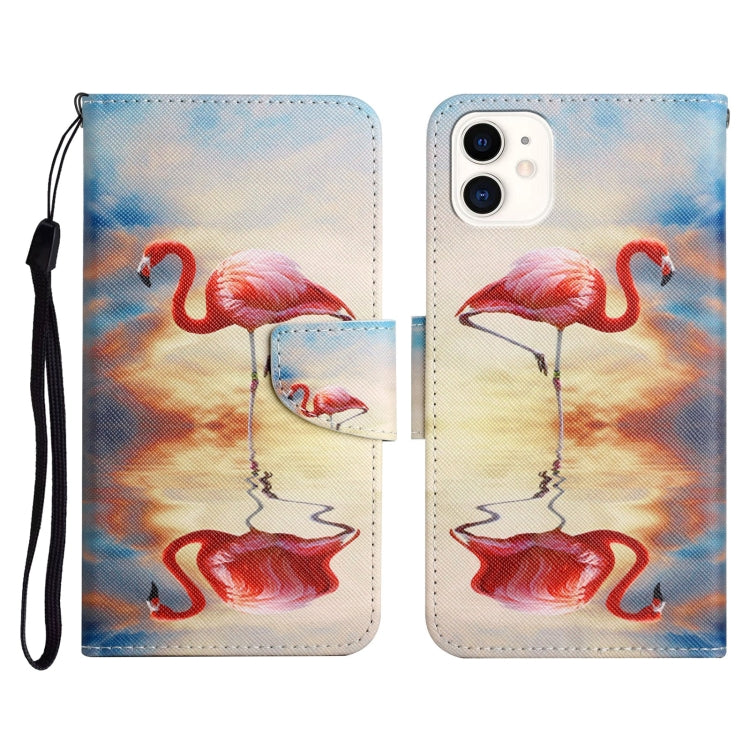 Painted Pattern Horizontal Flip Leather Case with Holder & Card Slot & Wallet, For iPhone 12 mini, For iPhone 11 Pro Max, For iPhone 11 Pro