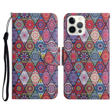 Load image into Gallery viewer, Painted Pattern Horizontal Flip Leather Case with Holder &amp; Card Slot &amp; Wallet, For iPhone 12 mini, For iPhone 11 Pro Max, For iPhone 11 Pro