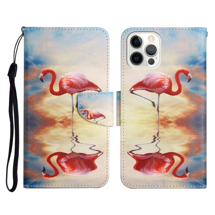 Painted Pattern Horizontal Flip Leather Case with Holder & Card Slot & Wallet, For iPhone 12 mini, For iPhone 11 Pro Max, For iPhone 11 Pro