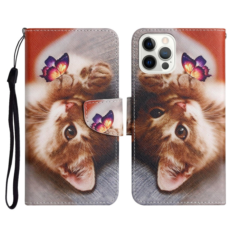 Painted Pattern Horizontal Flip Leather Case with Holder & Card Slot & Wallet, For iPhone 12 mini, For iPhone 11 Pro Max, For iPhone 11 Pro