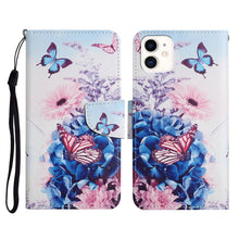 Load image into Gallery viewer, Painted Pattern Horizontal Flip Leather Case with Holder &amp; Card Slot &amp; Wallet, For iPhone 11, For iPhone XS Max, For iPhone XR