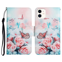 Load image into Gallery viewer, Painted Pattern Horizontal Flip Leather Case with Holder &amp; Card Slot &amp; Wallet, For iPhone 11, For iPhone XS Max, For iPhone XR