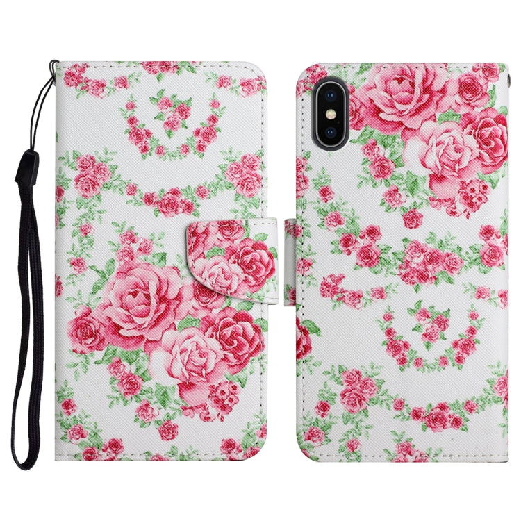 Painted Pattern Horizontal Flip Leather Case with Holder & Card Slot & Wallet, For iPhone 11, For iPhone XS Max, For iPhone XR