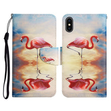 Load image into Gallery viewer, Painted Pattern Horizontal Flip Leather Case with Holder &amp; Card Slot &amp; Wallet, For iPhone 11, For iPhone XS Max, For iPhone XR