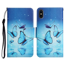 Load image into Gallery viewer, Painted Pattern Horizontal Flip Leather Case with Holder &amp; Card Slot &amp; Wallet, For iPhone X / XS, For iPhone SE 2022 / SE 2020 / 8 / 7, For iPhone 8 Plus &amp; 7 Plus