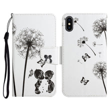 Load image into Gallery viewer, Painted Pattern Horizontal Flip Leather Case with Holder &amp; Card Slot &amp; Wallet, For iPhone X / XS, For iPhone SE 2022 / SE 2020 / 8 / 7, For iPhone 8 Plus &amp; 7 Plus