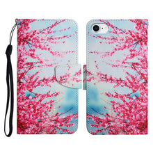 Load image into Gallery viewer, Painted Pattern Horizontal Flip Leather Case with Holder &amp; Card Slot &amp; Wallet, For iPhone X / XS, For iPhone SE 2022 / SE 2020 / 8 / 7, For iPhone 8 Plus &amp; 7 Plus
