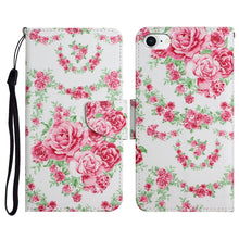 Load image into Gallery viewer, Painted Pattern Horizontal Flip Leather Case with Holder &amp; Card Slot &amp; Wallet, For iPhone X / XS, For iPhone SE 2022 / SE 2020 / 8 / 7, For iPhone 8 Plus &amp; 7 Plus