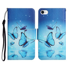 Load image into Gallery viewer, Painted Pattern Horizontal Flip Leather Case with Holder &amp; Card Slot &amp; Wallet, For iPhone X / XS, For iPhone SE 2022 / SE 2020 / 8 / 7, For iPhone 8 Plus &amp; 7 Plus