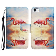 Load image into Gallery viewer, Painted Pattern Horizontal Flip Leather Case with Holder &amp; Card Slot &amp; Wallet, For iPhone X / XS, For iPhone SE 2022 / SE 2020 / 8 / 7, For iPhone 8 Plus &amp; 7 Plus