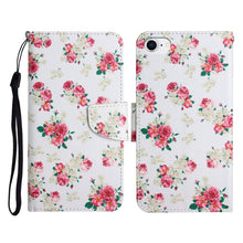 Load image into Gallery viewer, Painted Pattern Horizontal Flip Leather Case with Holder &amp; Card Slot &amp; Wallet, For iPhone X / XS, For iPhone SE 2022 / SE 2020 / 8 / 7, For iPhone 8 Plus &amp; 7 Plus