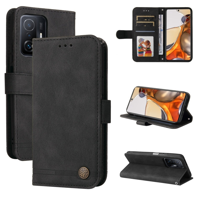 Skin Feel Life Tree Metal Button Horizontal Flip Leather Case with Holder & Card Slot & Wallet & Photo Frame & Strap, For OnePlus Nord 2 5G, For OnePlus Nord CE 5G, For OPPO Realme 7 5G / V5 5G, For Xiaomi Redmi 10, For Xiaomi Mi 11T Pro / Mi 11T      ...
