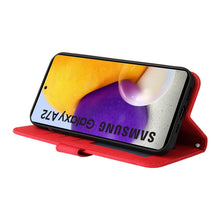 Load image into Gallery viewer, Skin Feel Life Tree Metal Button Horizontal Flip Leather Case with Holder &amp; Card Slot &amp; Wallet &amp; Photo Frame &amp; Strap, For Samsung Galaxy A72 5G / 4G