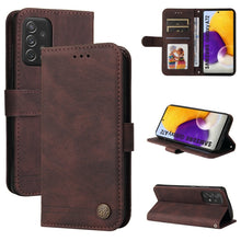 Load image into Gallery viewer, Skin Feel Life Tree Metal Button Horizontal Flip Leather Case with Holder &amp; Card Slot &amp; Wallet &amp; Photo Frame &amp; Strap, For Samsung Galaxy A72 5G / 4G