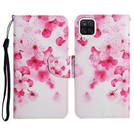 Painted Pattern Horizontal Flip Leather Case with Holder & Card Slot & Wallet, For Samsung Galaxy A22, For Samsung Galaxy A22 5G