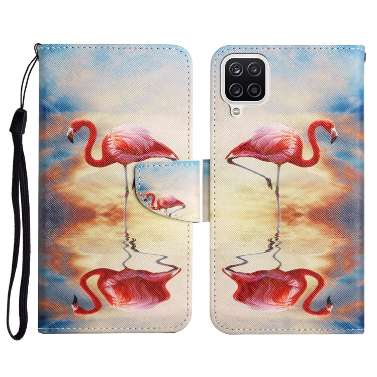 Painted Pattern Horizontal Flip Leather Case with Holder & Card Slot & Wallet, For Samsung Galaxy A22, For Samsung Galaxy A22 5G