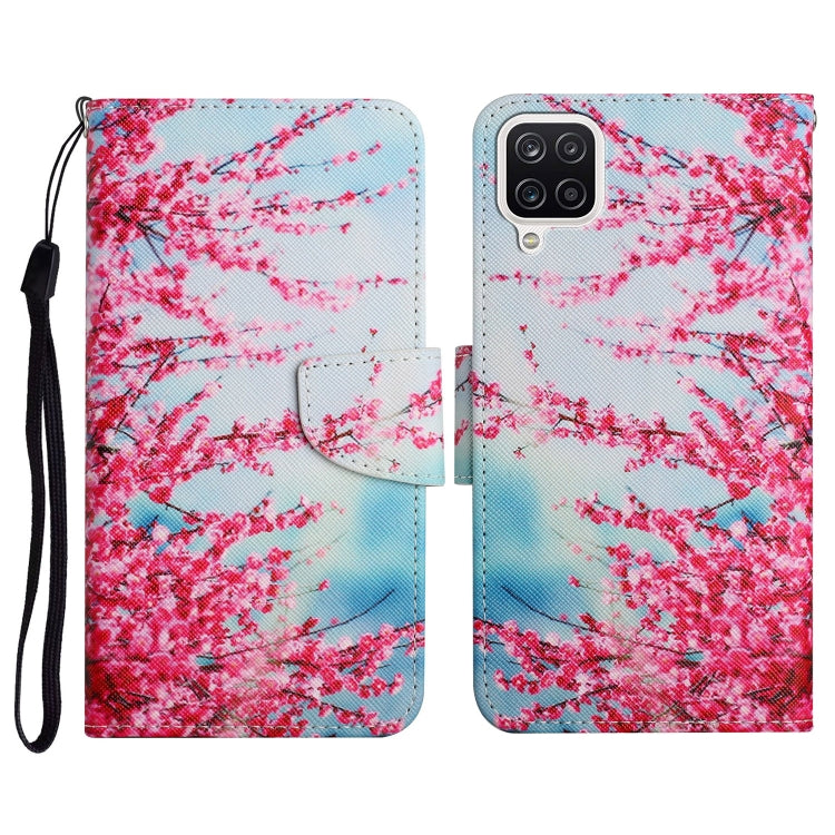 Painted Pattern Horizontal Flip Leather Case with Holder & Card Slot & Wallet, For Samsung Galaxy A22, For Samsung Galaxy A22 5G