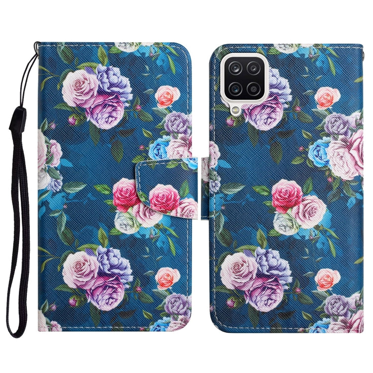 Painted Pattern Horizontal Flip Leather Case with Holder & Card Slot & Wallet, For Samsung Galaxy A22, For Samsung Galaxy A22 5G
