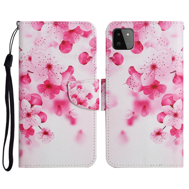 Painted Pattern Horizontal Flip Leather Case with Holder & Card Slot & Wallet, For Samsung Galaxy A22, For Samsung Galaxy A22 5G