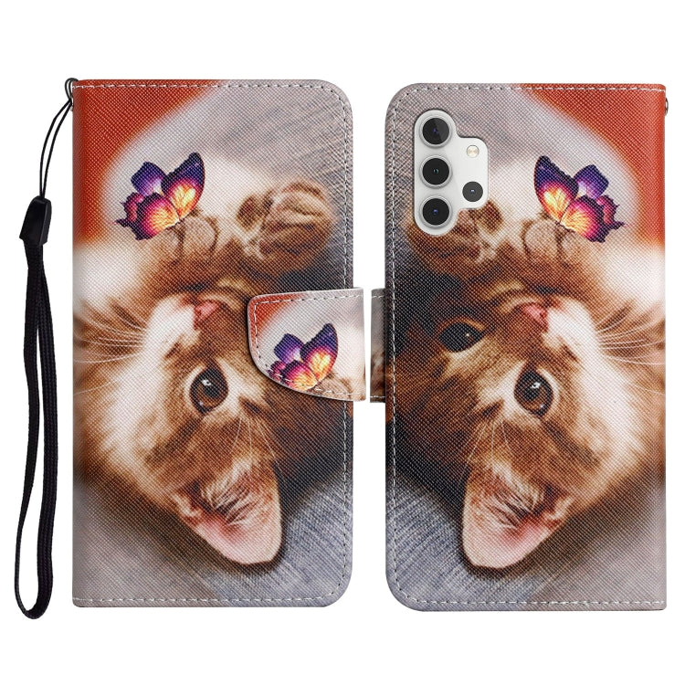 Painted Pattern Horizontal Flip Leather Case with Holder & Card Slot & Wallet, For Samsung Galaxy A32 5G, For Samsung Galaxy A40