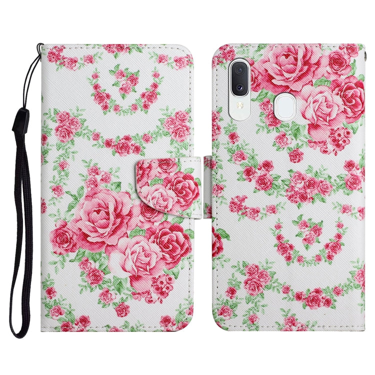 Painted Pattern Horizontal Flip Leather Case with Holder & Card Slot & Wallet, For Samsung Galaxy A32 5G, For Samsung Galaxy A40