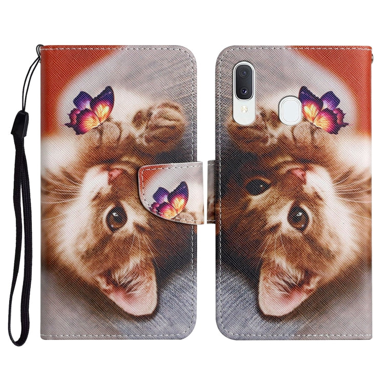 Painted Pattern Horizontal Flip Leather Case with Holder & Card Slot & Wallet, For Samsung Galaxy A32 5G, For Samsung Galaxy A40