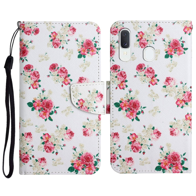Painted Pattern Horizontal Flip Leather Case with Holder & Card Slot & Wallet, For Samsung Galaxy A32 5G, For Samsung Galaxy A40