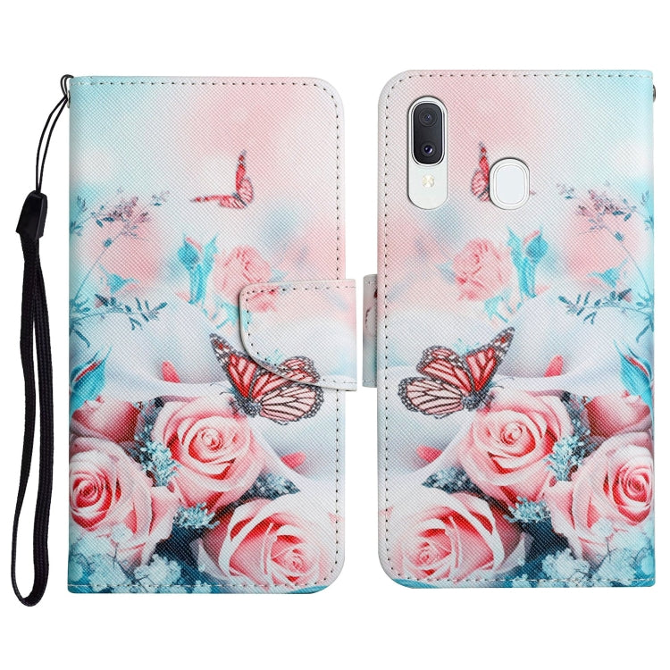 Painted Pattern Horizontal Flip Leather Case with Holder & Card Slot & Wallet, For Samsung Galaxy A32 5G, For Samsung Galaxy A40