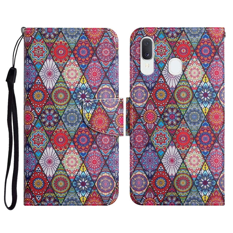 Painted Pattern Horizontal Flip Leather Case with Holder & Card Slot & Wallet, For Samsung Galaxy A32 5G, For Samsung Galaxy A40