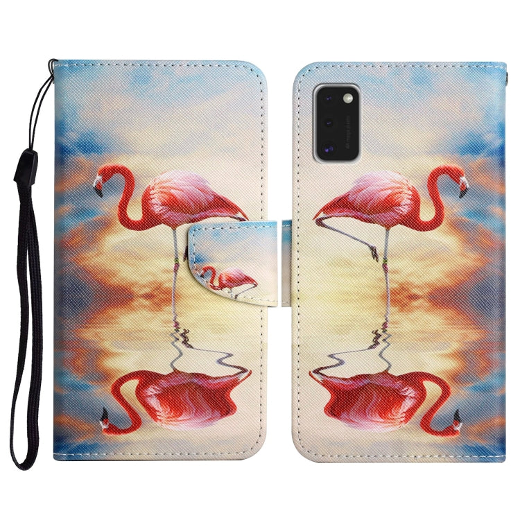 Painted Pattern Horizontal Flip Leather Case with Holder & Card Slot & Wallet, For Samsung Galaxy A41, For Samsung Galaxy A42 5G
