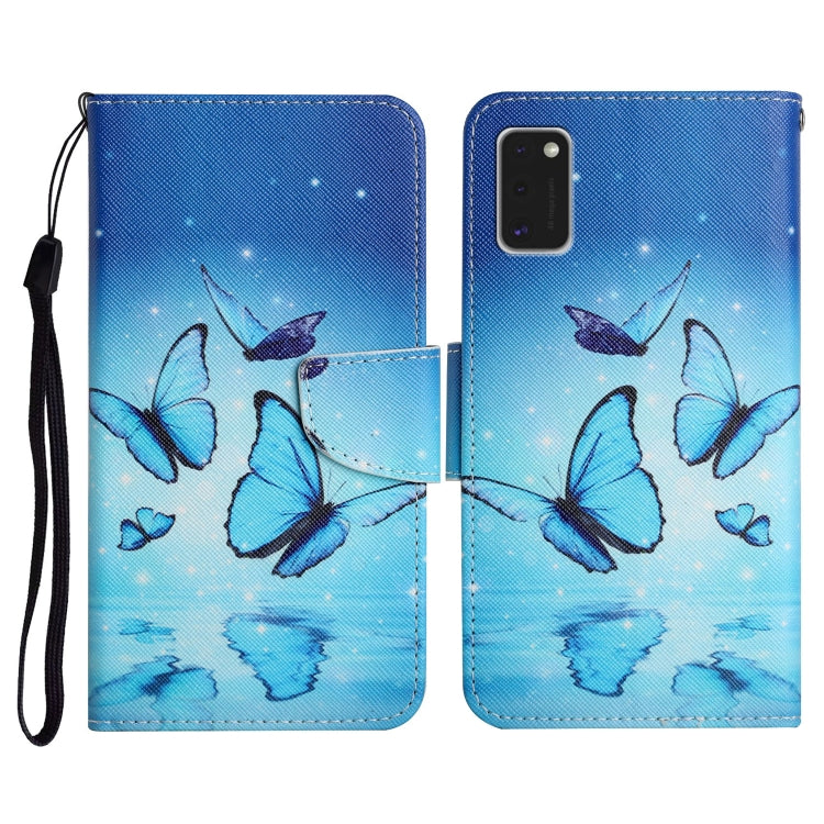 Painted Pattern Horizontal Flip Leather Case with Holder & Card Slot & Wallet, For Samsung Galaxy A41, For Samsung Galaxy A42 5G
