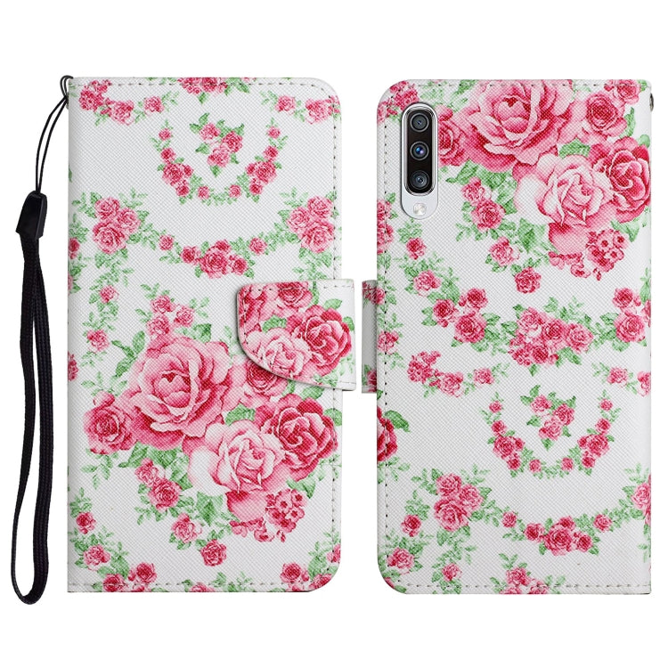 Painted Pattern Horizontal Flip Leather Case with Holder & Card Slot & Wallet, For Samsung Galaxy A50, For Samsung Galaxy A51