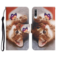 Load image into Gallery viewer, Painted Pattern Horizontal Flip Leather Case with Holder &amp; Card Slot &amp; Wallet, For Samsung Galaxy A50, For Samsung Galaxy A51