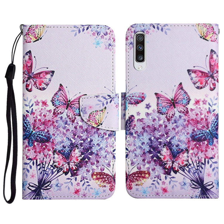 Painted Pattern Horizontal Flip Leather Case with Holder & Card Slot & Wallet, For Samsung Galaxy A50, For Samsung Galaxy A51