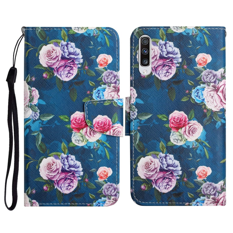 Painted Pattern Horizontal Flip Leather Case with Holder & Card Slot & Wallet, For Samsung Galaxy A50, For Samsung Galaxy A51