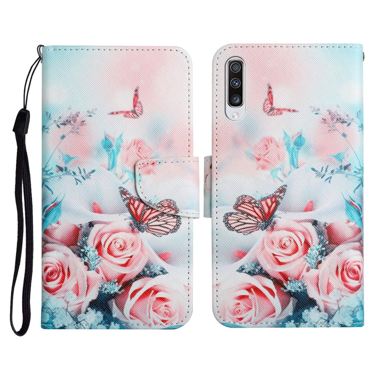 Painted Pattern Horizontal Flip Leather Case with Holder & Card Slot & Wallet, For Samsung Galaxy A50, For Samsung Galaxy A51
