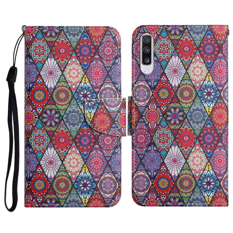 Painted Pattern Horizontal Flip Leather Case with Holder & Card Slot & Wallet, For Samsung Galaxy A50, For Samsung Galaxy A51