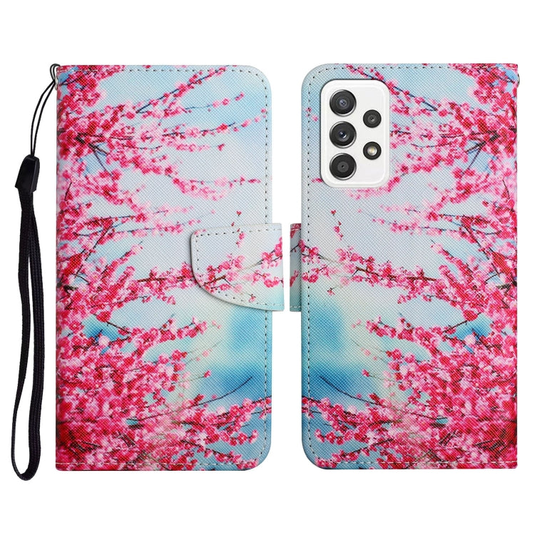 Painted Pattern Horizontal Flip Leather Case with Holder & Card Slot & Wallet, For Samsung Galaxy A52 5G / 4G, For Samsung Galaxy A70