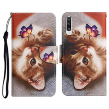 Load image into Gallery viewer, Painted Pattern Horizontal Flip Leather Case with Holder &amp; Card Slot &amp; Wallet, For Samsung Galaxy A52 5G / 4G, For Samsung Galaxy A70
