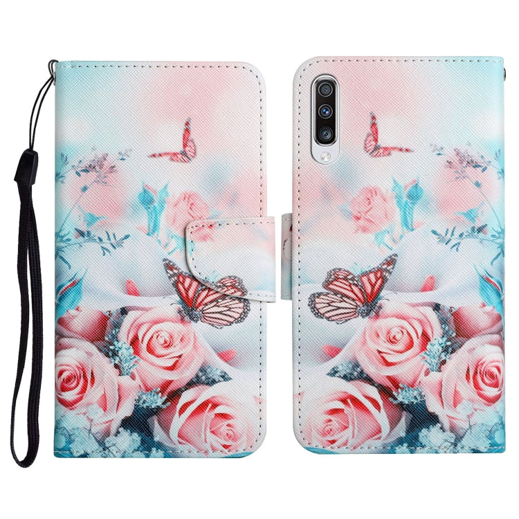 Painted Pattern Horizontal Flip Leather Case with Holder & Card Slot & Wallet, For Samsung Galaxy A52 5G / 4G, For Samsung Galaxy A70