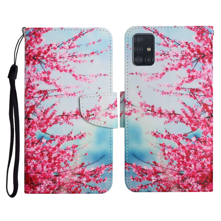 Painted Pattern Horizontal Flip Leather Case with Holder & Card Slot & Wallet, For Samsung Galaxy A71, For Samsung Galaxy A72 5G / 4G
