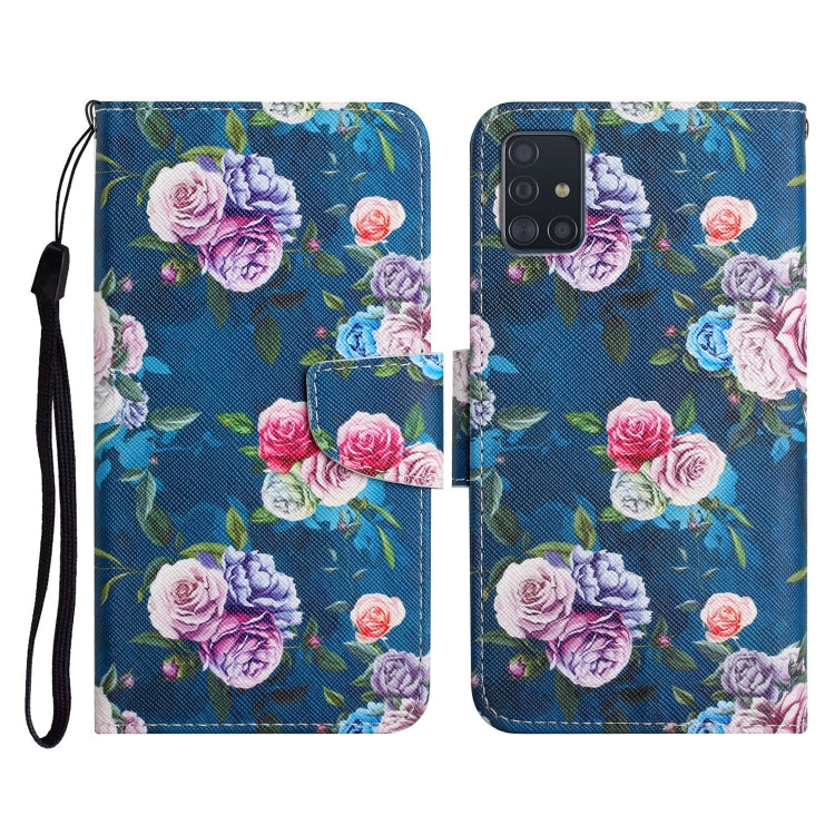 Painted Pattern Horizontal Flip Leather Case with Holder & Card Slot & Wallet, For Samsung Galaxy A71, For Samsung Galaxy A72 5G / 4G