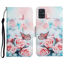 Load image into Gallery viewer, Painted Pattern Horizontal Flip Leather Case with Holder &amp; Card Slot &amp; Wallet, For Samsung Galaxy A71, For Samsung Galaxy A72 5G / 4G