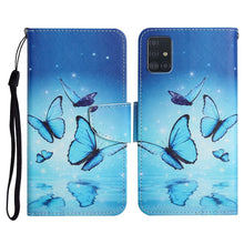 Load image into Gallery viewer, Painted Pattern Horizontal Flip Leather Case with Holder &amp; Card Slot &amp; Wallet, For Samsung Galaxy A71, For Samsung Galaxy A72 5G / 4G