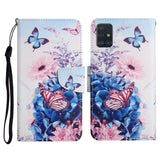 Painted Pattern Horizontal Flip Leather Case with Holder & Card Slot & Wallet, For Samsung Galaxy A71, For Samsung Galaxy A72 5G / 4G