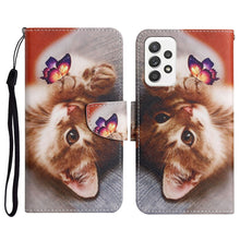 Load image into Gallery viewer, Painted Pattern Horizontal Flip Leather Case with Holder &amp; Card Slot &amp; Wallet, For Samsung Galaxy A71, For Samsung Galaxy A72 5G / 4G