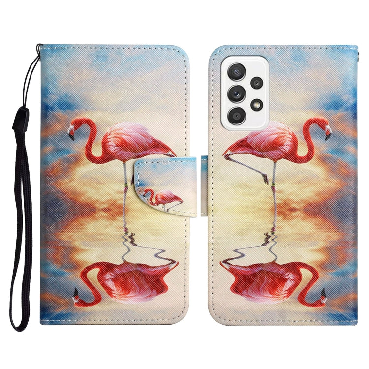Painted Pattern Horizontal Flip Leather Case with Holder & Card Slot & Wallet, For Samsung Galaxy A71, For Samsung Galaxy A72 5G / 4G